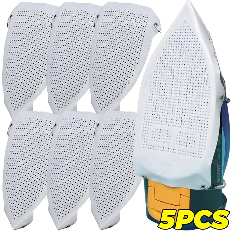 1/5PCS Ironing Shoe Covers Protective Ironing Pressing Pads Anti-Scorching Base for Electric Iron Iron Sole Plate Accessories